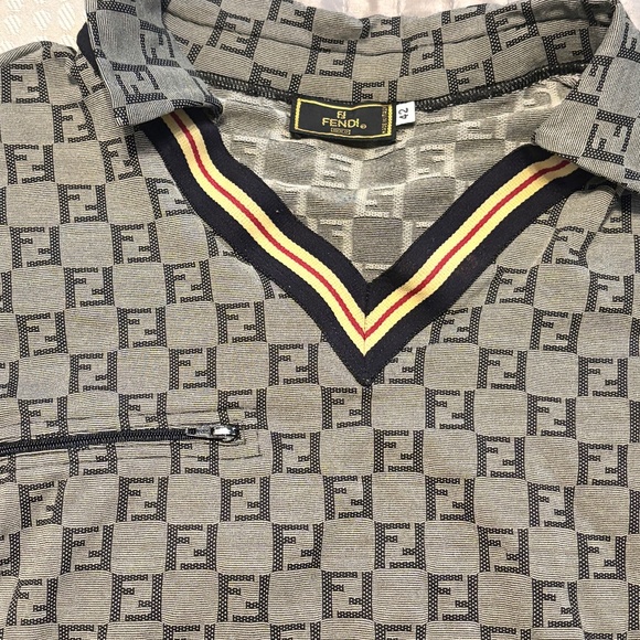 90s Fendi Zucca Polo - Picture 3 of 7